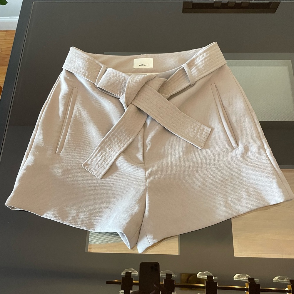 Aritzia Wilfredo tie shorts - Picture 3 of 8